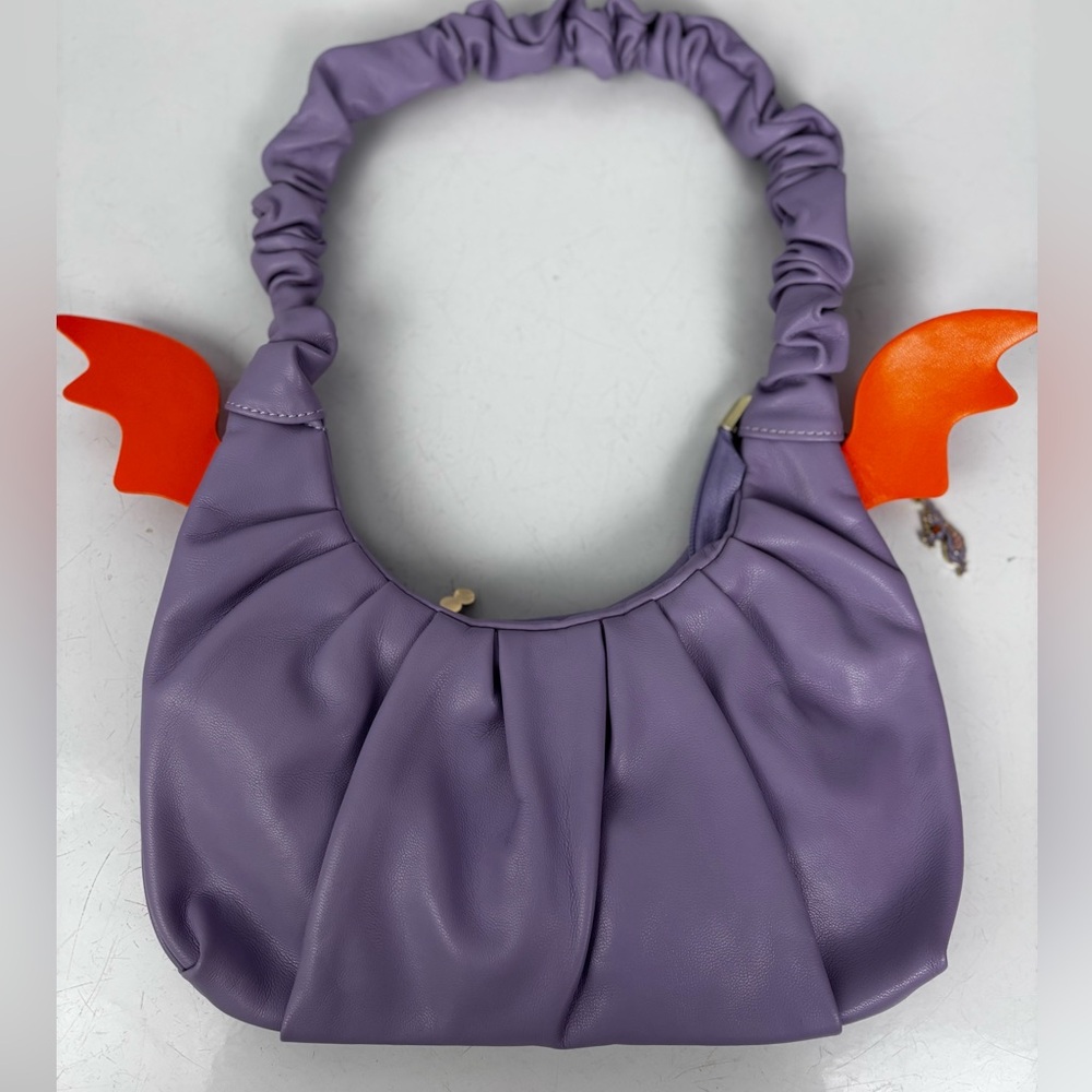 Disney Figment Purple Clutch with Gold Accents